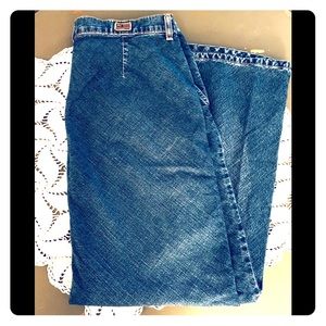 Size 10 vintage Ralph Lauren denim skirt